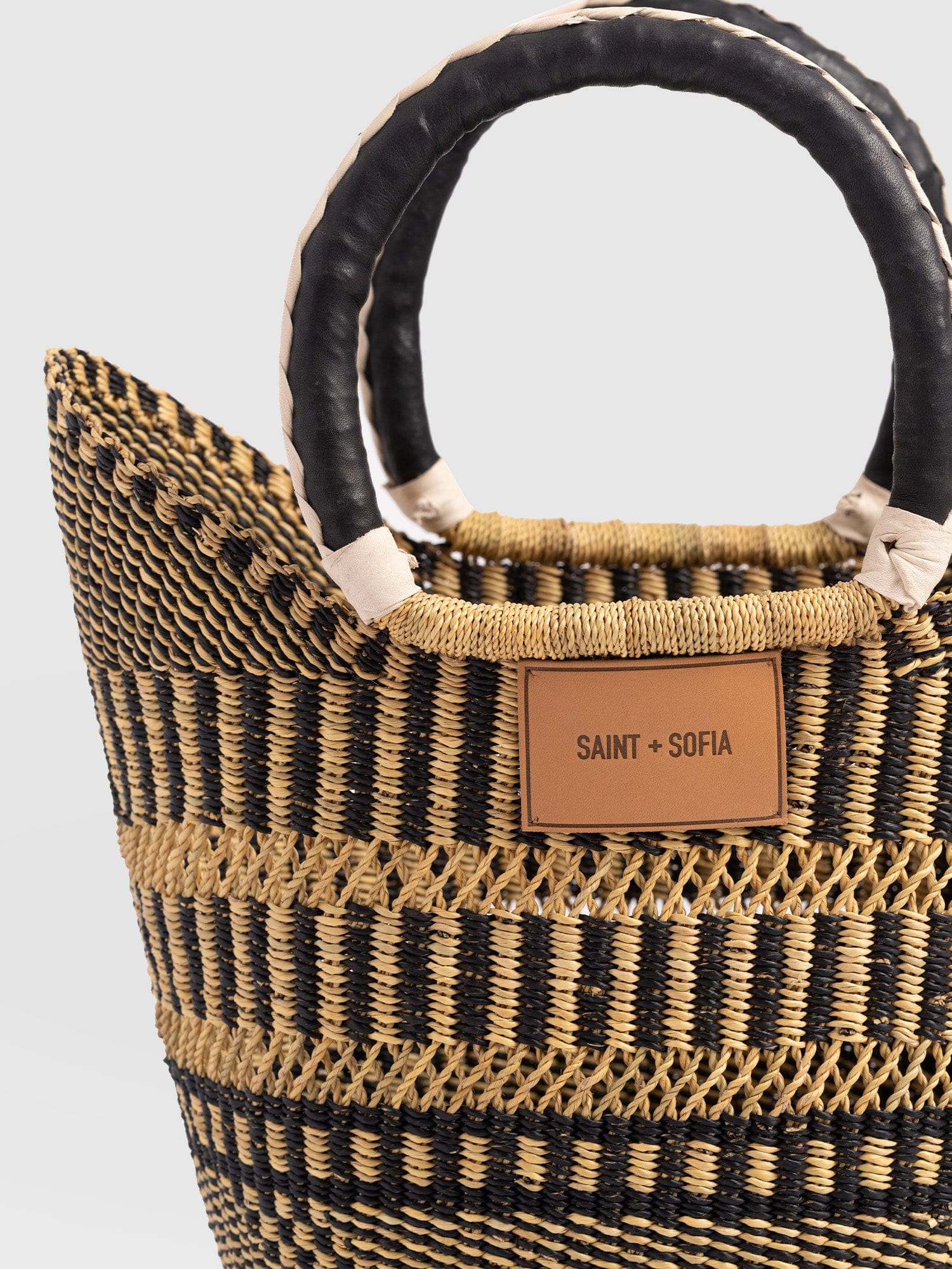Indie Market Basket Bag - Navy - Women's Handbags | Saint + Sofia® EU